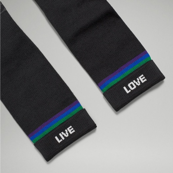 Lululemon Daily Stride Crew Socks Stripe - black - Picture 4 of 6